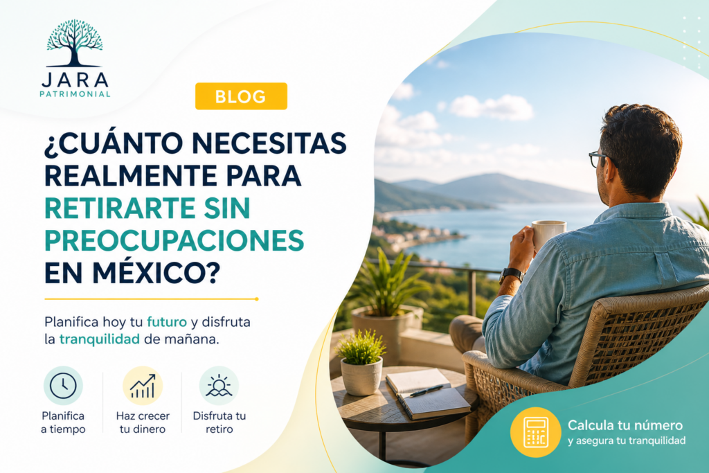 Calculadora de retiro en México planeación financiera Jara Patrimonial